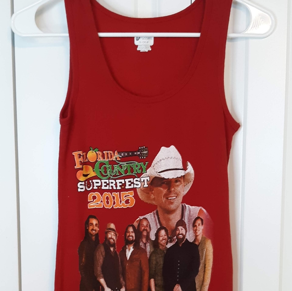 2015 Florida Country Superfest Tank Top Size S